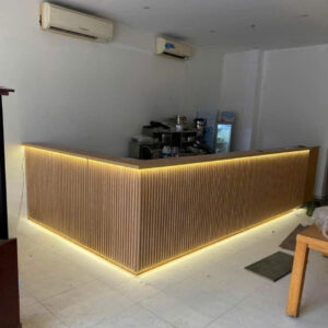Quầy pha chế cafe đơn giản